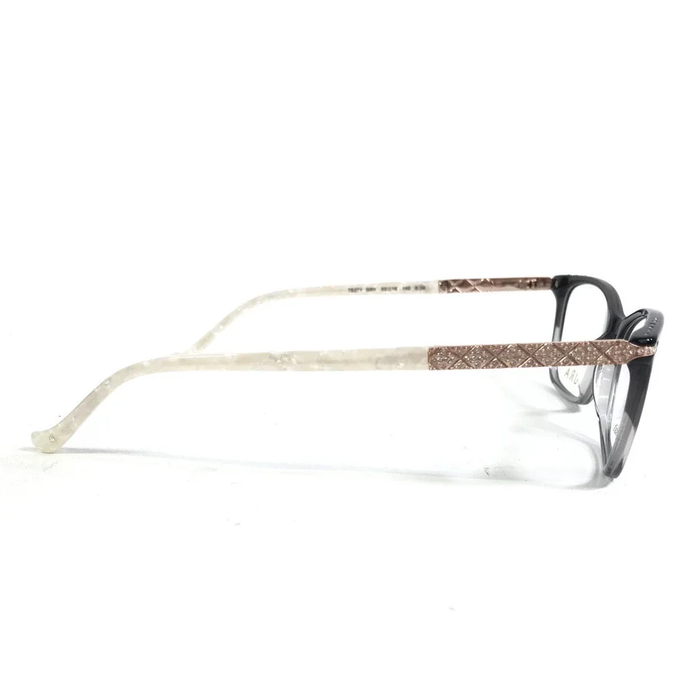 Tura Brilliance Eyeglasses Frames TE271 GRY Gray Gradient w/ Swarovski 53-16-140